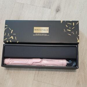 Wavytalk Pink Hair Straightener and Curler 2 in 1